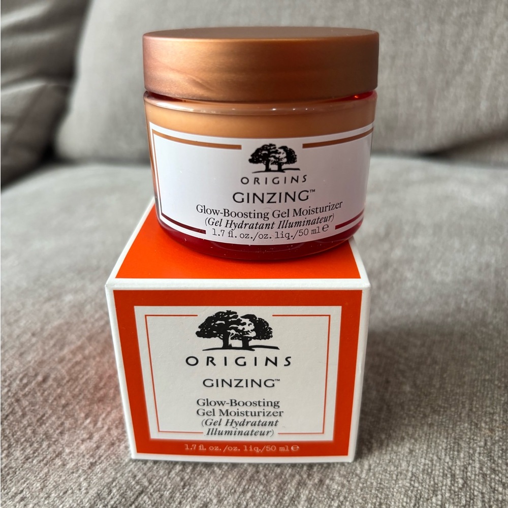 Origins GinZing Glow-Boosting Gel Moisturizer - Orange and White Packaging